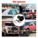 Car Motorcycle Megaphone 6 Tone Loud Speaker Traditional Hooter Ringing Fire Alarm Wailing Ambulance Blaring Police Siren