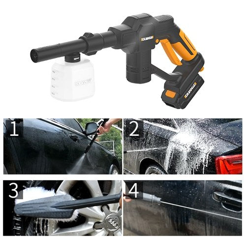 Wireless Multifunctional Cordless Pressure Cleaner Washer Water Hose Nozzle Pump with Battery