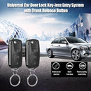 Universal Car Door Lock Trunk Release Keyless Entry System Central Locking Kit With Remote Control