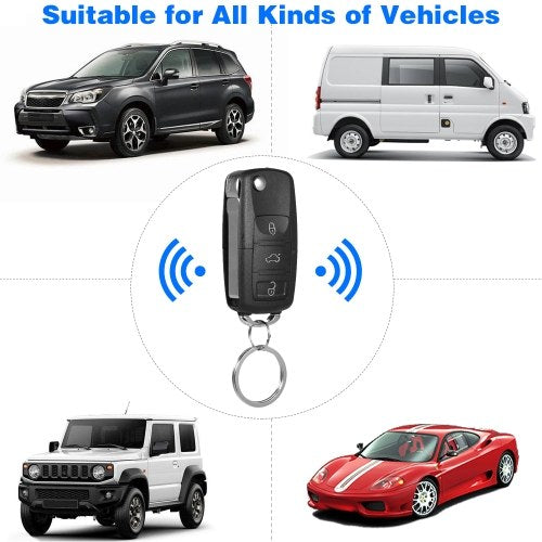 Universal Car Door Lock Trunk Release Keyless Entry System Central Locking Kit With Remote Control