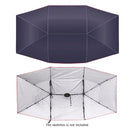 Car Umbrella Sunshade Cover Tent Oxford Cloth 4 * 2.1M Universal Silvery  UV Protection