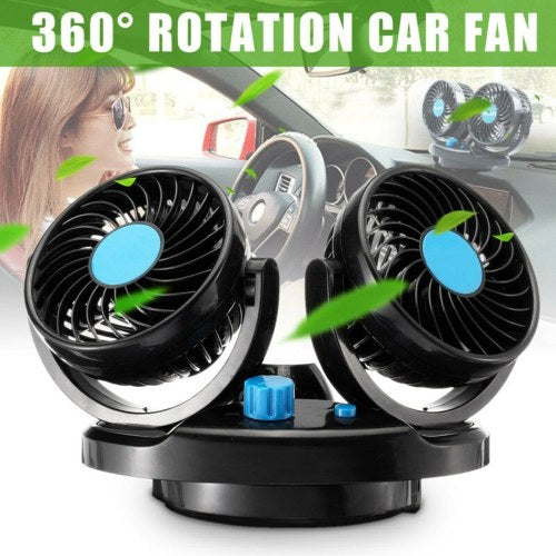 Portable Air Conditioner for Car Alternative 12V Plug-in Vehicle Fan Dash Mount UBS Direct Charging