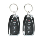 Universal Car Vehicle Security System Burglar Alarm Protection Anti-theft System 2 Remote