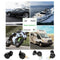 Loud 280DB 12V Black Electric Snail Horn Air Horn Raging Sound For Car Motorcycle Truck Boat