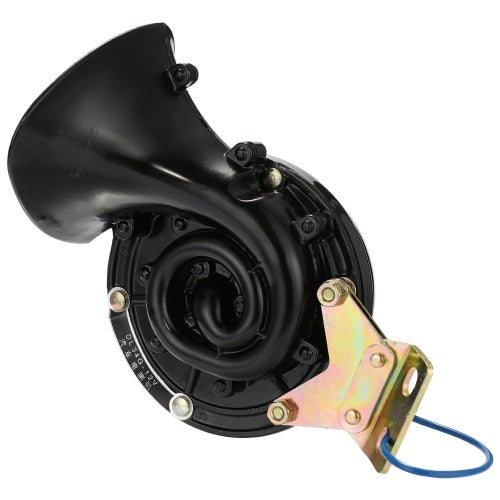 Loud 280DB 12V Black Electric Snail Horn Air Horn Raging Sound For Car Motorcycle Truck Boat