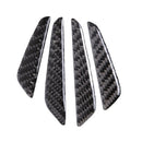 4Pcs Universal Fit Carbon Fiber Car Door Side Edge Guard Anti-Scratch Protection Trim Stickers for Car SUV Truck