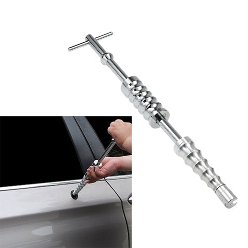 Car Body Paintless Dent Lifter Repair Tool Slide Hammer T Bar Puller + 18 Tabs Removal Tool