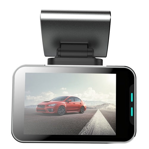 Anytek 1080P Car DVR Camera 2.35in IPS Touchscreen Dual Dash Cam WiFi WDR GPS 170° Wide Angle Video Driving Recorder Parking Monitor