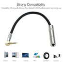 Portable 90 Degree 3.5MM male to 6.5 6.35 Female Audio Plug Cable Line Connect Microphone Headset Earphone Headphone Laptop Computer