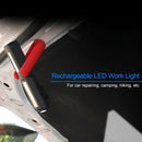 Rechargeable LED Work Light Rotate Portable with Magnetic Base Hanging Hook Emergence Light for Car Repairing Camping Hiking