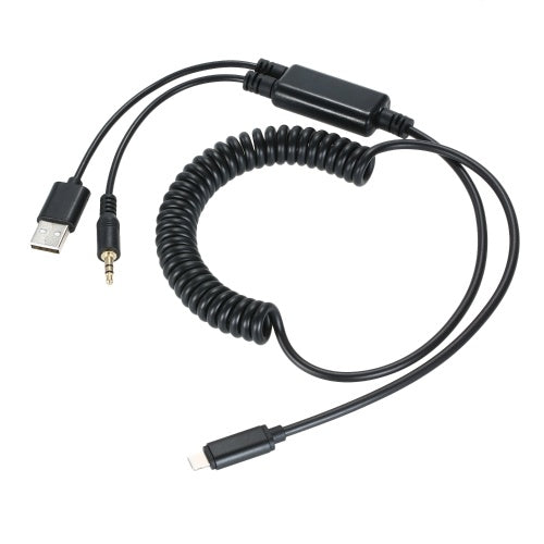 Car AUX USB Cable Charging Wire Extend Audio Adapter Fit for BMW for IPhone 5 6S 7