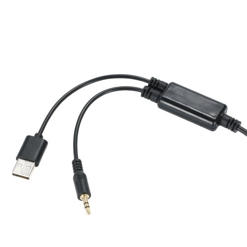 كابل AUX USB للسيارة سلك شحن تمديد محول الصوت مناسب لسيارات BMW لهاتف IPhone 5 6S 7