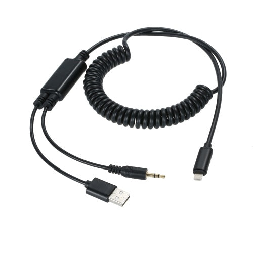 Car AUX USB Cable Charging Wire Extend Audio Adapter Fit for BMW for IPhone 5 6S 7