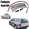 Car Tailgate Seal Kit Strips Auto Rubber Seals Sticker Dust Water Replacement for  VW Volkswagen Amarok Ute 2.0 BiTDI 2010 - 2019