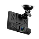 Car DVR Camera 4.0in 3 Way Lens Video Driving Recorder Rear View Auto Registrator With 2 Cameras Dash Cam DVRS Carcorder Night Vision Parking Monitor