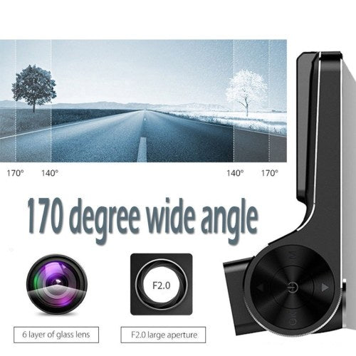 Car DVR Camera 4.0in 3 Way Lens Video Driving Recorder Rear View Auto Registrator With 2 Cameras Dash Cam DVRS Carcorder Night Vision Parking Monitor