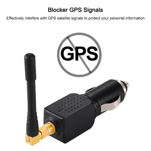 Car GPS Blocker Anti Signal Tracking Blocker Truck Cigarette Lighter Power Supply