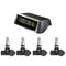 TPMS tire Pressure Monitoring System Solar Wireless and USB Charging Detection System with 4 Internal Sensors