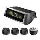 TPMS tire Pressure Monitoring System Solar Wireless and USB Charging Detection System with 4 Internal Sensors