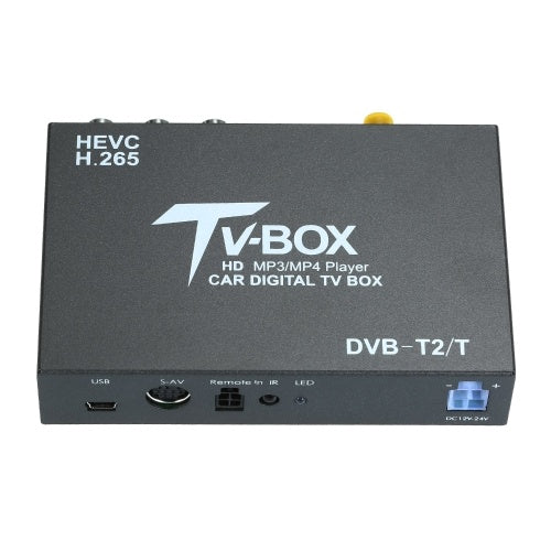 Car TV Signal Box DVB-T/T2 Car Mobile Digital TV Box Receiver HEVC H.265 TV Tuner Box Germany