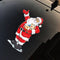 Cute Car Stickers Santa Window Glass Decal Removable Christmas Decoration Stickers