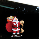 Cute Car Stickers Santa Window Glass Decal Removable Christmas Decoration Stickers