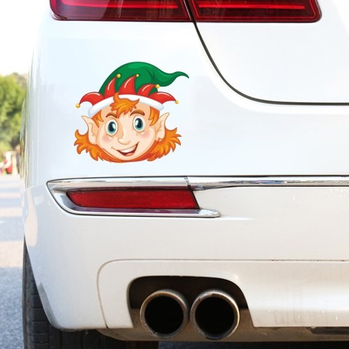 Cute Car Stickers Creative Window Glass Decal Christmas Decoration Stickers