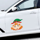 Cute Car Stickers Creative Window Glass Decal Christmas Decoration Stickers