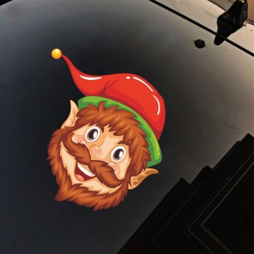 Cute Car Stickers Creative Window Glass Decal Christmas Decoration Stickers