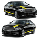 5Pcs Car Side Door Body Hood Rearview Mirror Decal Stripes Sticker Racing Decals