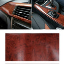 Car Gear Panel Inner-frame Stickers Glossy Wood Grain Texture Car Interior Vinyl Wrap Sticker Decal