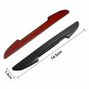 4 pcs Car Carbon Fiber Stickers Universal Door Edge Guard Strip Anti-Scratch Protector Anti-collision Trim Stickers