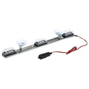 Car Interior Light Strip Truck Universal Vehicle Decorative Lamp 9 White LED 2 Meters Cable