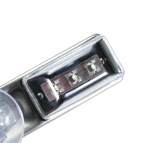 Car Interior Light Strip Truck Universal Vehicle Decorative Lamp 9 White LED 2 Meters Cable