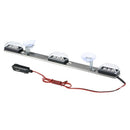 Car Interior Light Strip Truck Universal Vehicle Decorative Lamp 9 White LED 2 Meters Cable