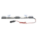 Car Interior Light Strip Truck Universal Vehicle Decorative Lamp 9 White LED 2 Meters Cable