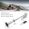 Single-tube Trumpet Electric Horn Chrome Air Horn Loudspeaker Kit 150dB 12V/24V Universal for Train Truck Lorry