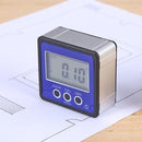 Horizontal Angle Meter Digital Protractor Inclinometer Electronic Level Box Magnetic Base Measuring Tools Blue