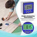 Horizontal Angle Meter Digital Protractor Inclinometer Electronic Level Box Magnetic Base Measuring Tools Blue