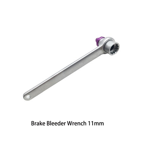 11mm Brake Bleeder Wrench Brake Fluid Drain Wrench Clutch Bleeder Car Brake Oil Drain Tool