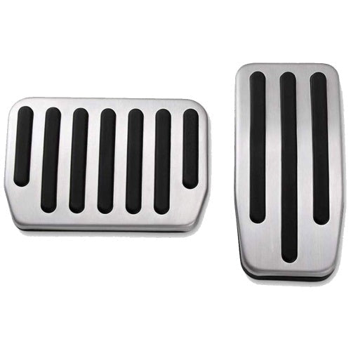 Car Brake Pedal Cover Anti-Slip Non-drill Accelerator Pedal Pads Replacement for Tesla Model X/S 1 Set 2 Pcs