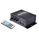 400W DC12V BT Amplifier HiFi Car Stereo Music Receiver FM MP3 Power-Amplifier