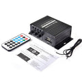 400W DC12V BT Amplifier HiFi Car Stereo Music Receiver FM MP3 Power-Amplifier