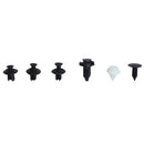 100 Pcs Car Retainer clips Body Plastic Rivets Fasteners Push Bumper Door Trim Panel Screws with Removal Tool