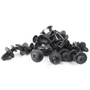 100 Pcs Car Retainer clips Body Plastic Rivets Fasteners Push Bumper Door Trim Panel Screws with Removal Tool