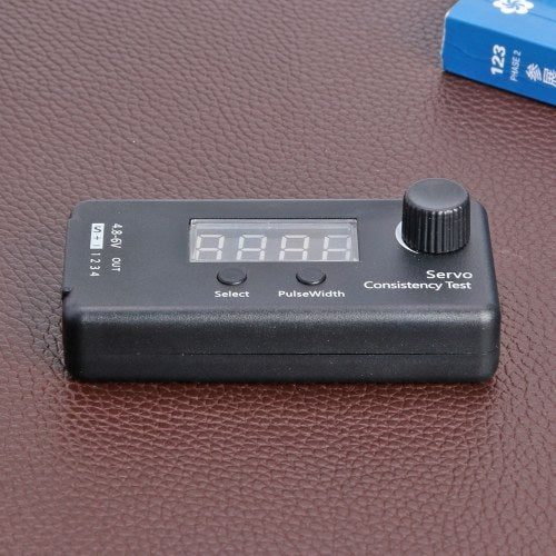 DC 4.8-6V Mini 3 Modes Digital Servo/ESC Consistency Tester Steering Gear Measurement for RC Helicopter Airplane Car Tool