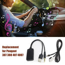 Car Aux USB BT Adapter RD4 Aux-in Audio Cable Replacement for Peugeot 307 308 407 4007