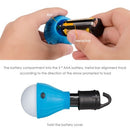 10Pcs Mini Portable Lantern Tent Light LED Bulb Emergency Lamp Waterproof Hanging Hook Flashlight For Camping Blue