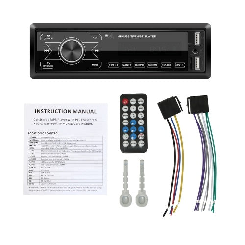 Autoradio Car Stereo MP3 Player In Dash AUX-in FM Radio Receiver MP3 HeadUnit Car Audio Player Bt Connection M-10