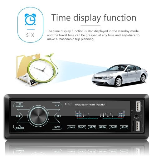 Autoradio Car Stereo MP3 Player In Dash AUX-in FM Radio Receiver MP3 HeadUnit Car Audio Player Bt Connection M-10